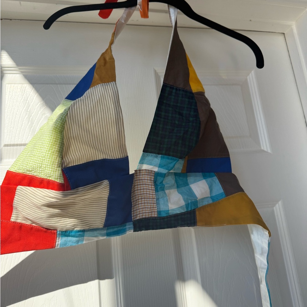 Original Oddli Patchwork Halter Top - image 1